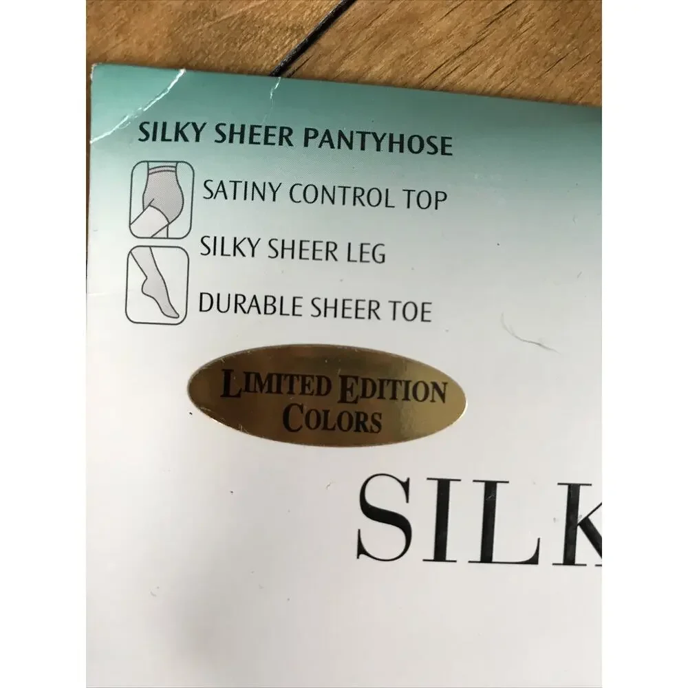 sheer caress pantyhose limited edition average soft‎ gray new